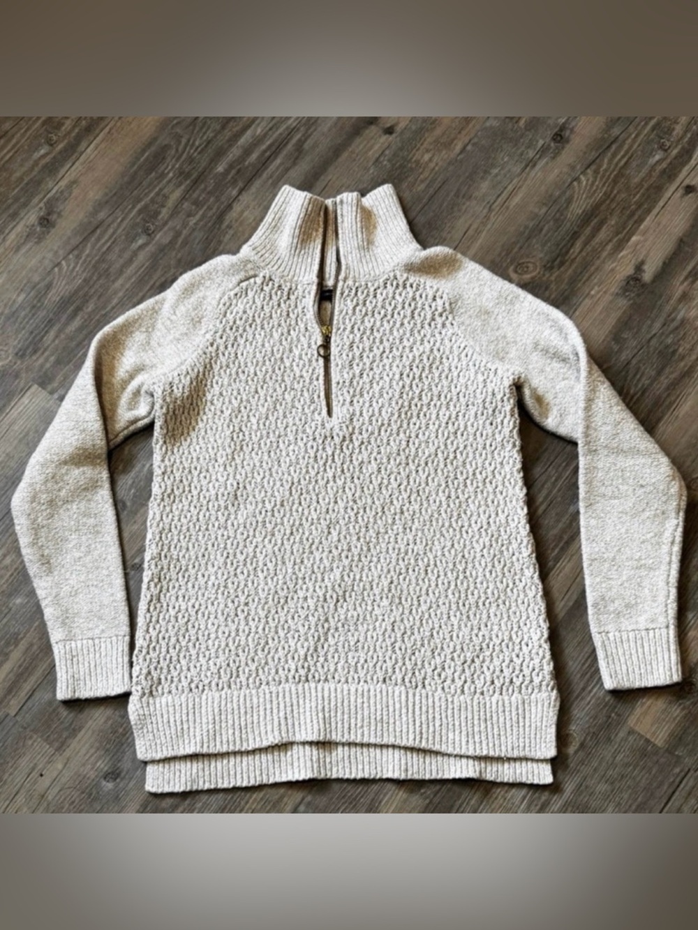 Tommy Hilfiger quarter-zip pullover sweater size small